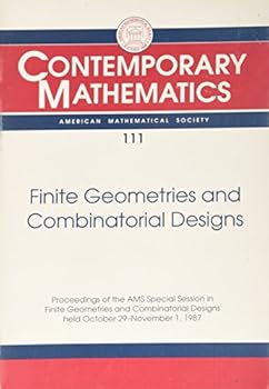 Paperback Finite Geometries and Combinatorial Designs: Proceedings (Contemporary Mathematics) Book
