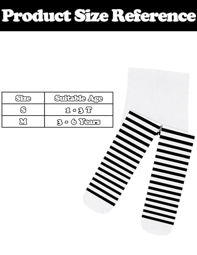 Sarfel Baby Tights 12-18 Months Baby Girl Stockings for Toddlers Girl Toddler Tights Toddler Striped Socks Kids Halloween Socks