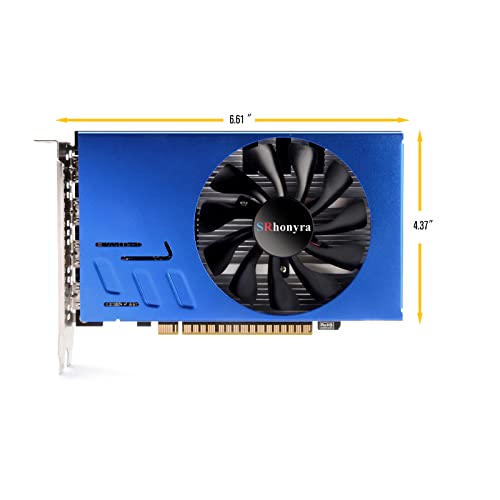 R7 350 4GB 6 Monitor Graphics Card with Resolution Locked Feature GDDR5 128-Bit 6×HDMI 2.0 Ports, Video Wall, Projection Fusion, Stock Trading and Monitoring - Image 4