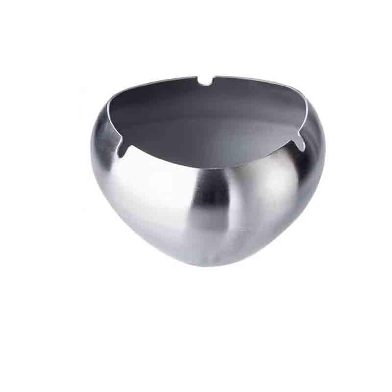 Zhaoj24-05 Cigar Ashtrays Stainless Steel Ashtray For Home Use Living Room Hotel Bar Coffee Shop(Medium)
