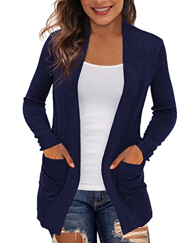 Image of REDHOTYPE Women's Cardigans with Pockets Casual Lightweight Open Front Cardigan Sweaters for Women (S-2XL)