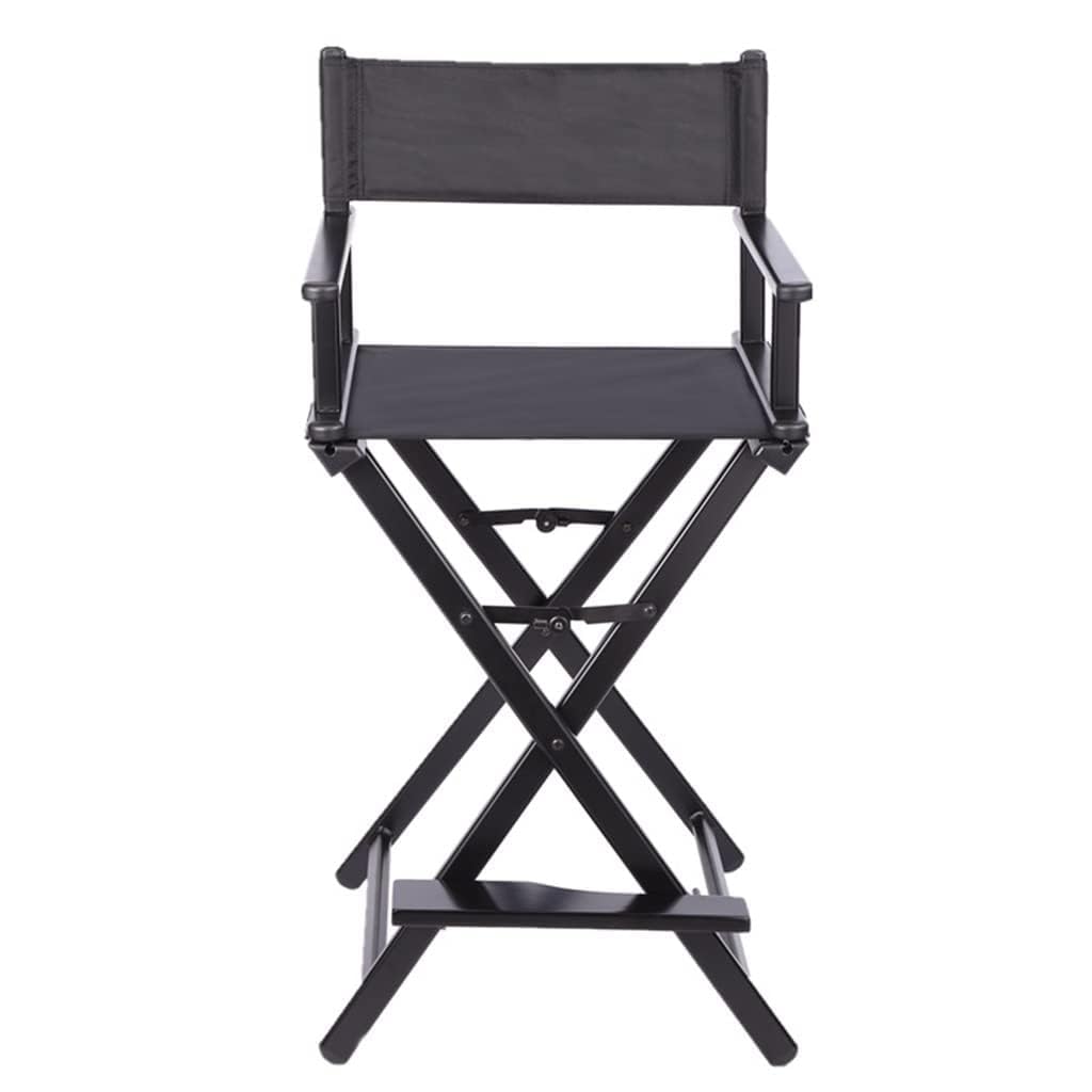 Sedia da regista e truccatore, sedia pieghevole leggera in alluminio, design portatile per uso in movimento