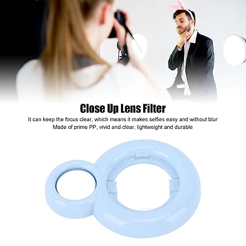Camera Lens Kit, Color Close Up Lens, Selfie Lens, Ultra Light Shooting, For Fuji Instax Mini 8/8 + / 9 Speed Camera, 6 Piece (Blue) - Image 2