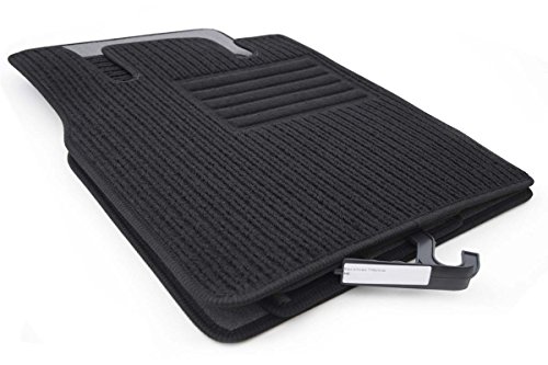 kh Teile Rips Fußmatten CLK W208 Premium Ripsmatten Rips Autoteppich Original Qualität 4-teilig...