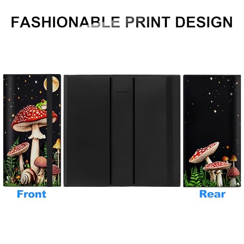 Image of CASMONAL Checkbook Covers for Personal Checkbook Holder RFID Premium Vegan Leather Checkbook Cover for Duplicate Checks