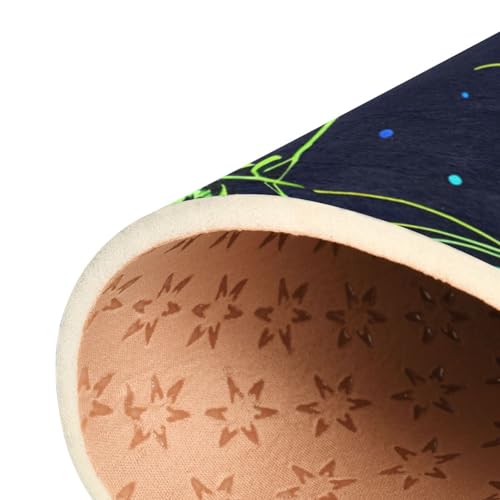 Tapis de sol chat graffiti fluo avec structure métallique stable - 8