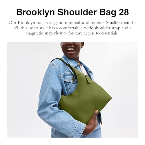 Image of COACH Brooklyn Shoulder Bag 28 in Straw