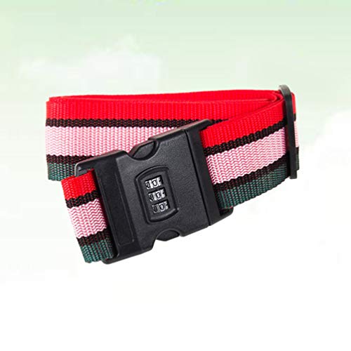 BESPORTBLE – Pacote de corda para bagagem, acessórios de viagem elásticos com trava de combinação pa