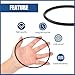 Eiahonen 151122 O-Ring Water Filters Compatible with Pentair Pentek Big Bule Water Filters Housings Buna-N(3 Pack)