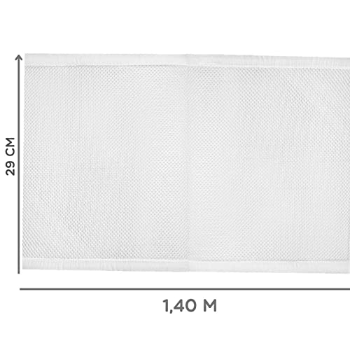 Tela Respirável Para Berço, Baby Deluxe, Branco