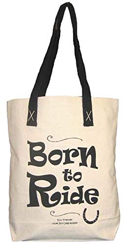 Moorland Rider Horsey Girl Bolsa de la Compra, Unisex Adulto, Negro, Talla única