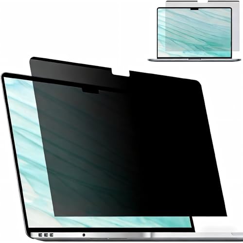 Image of Magnetic Privacy Screen for MacBook Air 13.6 /13 Inch (2022-2026, M2, M3, M4, M5), Removable Matte Laptop Privacy Screen Anti Glare Blue Light Filter - Anti-Spy for Mac 13in Protector