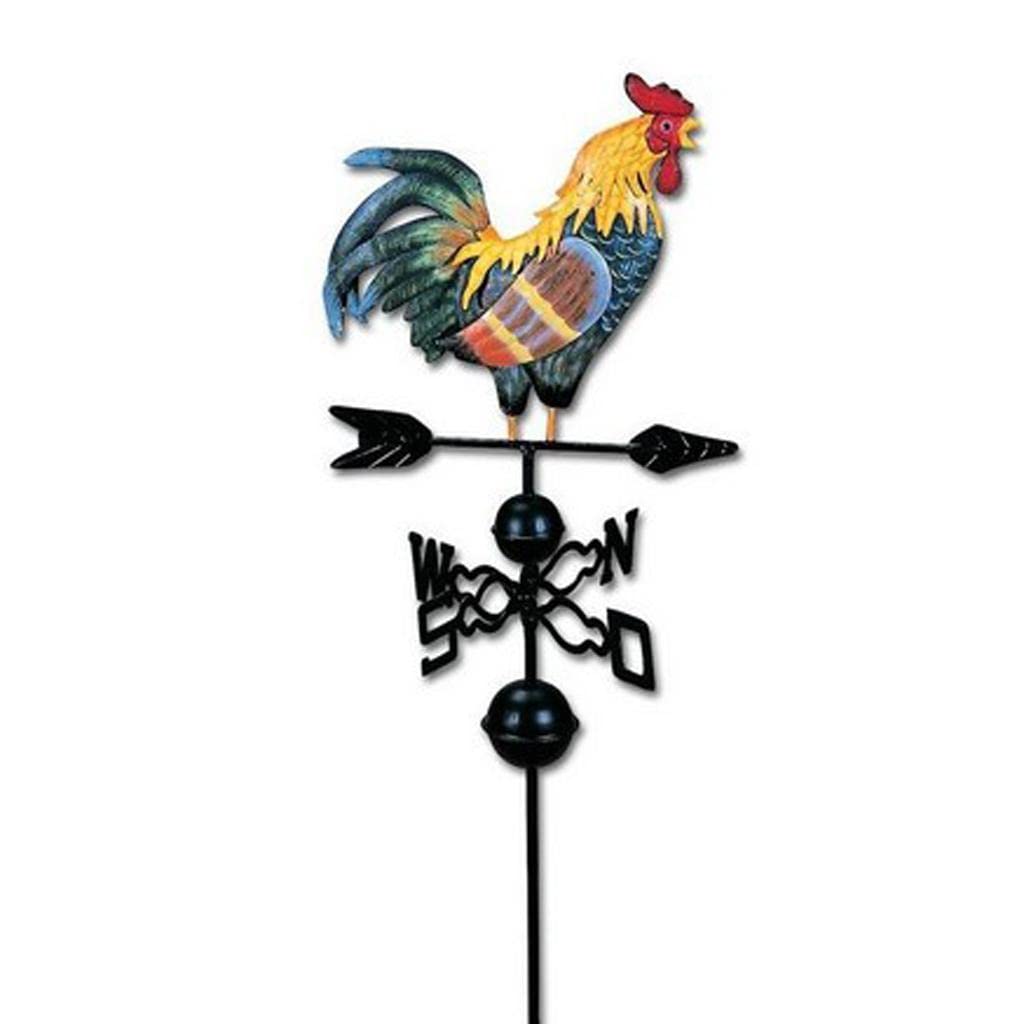 Banderuola in Acciaio da 47'' con Supporto a a Parete per Decorazione Ornamentale da Giardino, Patio E Cortile