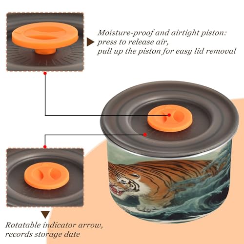Envase hermético acero inox 900 ml Tiger Wave miniatura 3