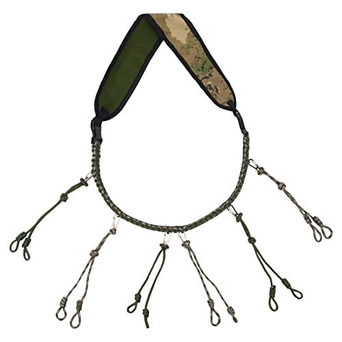 Coolrunner Duck Call Lanyard For Hunting, Removable Duck Call Lanyard 12 Adjustable Duck Call Lanyard Paracord Loops For Duck Pheasant Waterfowl Predator #TOP15