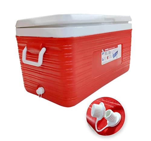 Image of Princeware Insulated Chiller Ice Box 50 to 51 LTR with Vent Lid,Tap