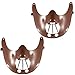 Produktbild Fartoni X2 Lecter Maske Für Hannibal Lecter Kostüm. Gruselige Masken Und Gesichtsmasken Für Halloween. Accessoires Und Zubehör Für Halloween-Kostüme. Gruselige Halloween-Maske Für Erwachsene.
