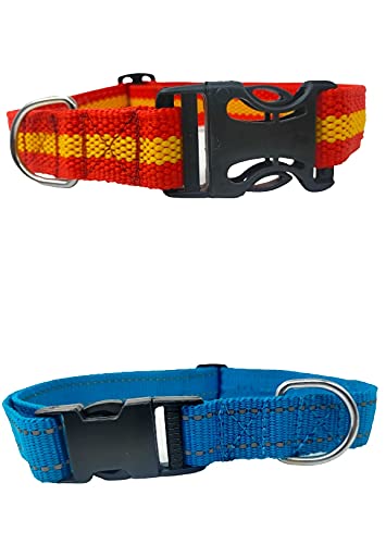 Forever99 Pet Shop Dog Collar Neck Belt Military Grade Training Soft Nylon Dog Adjustable Collar Neck Belt for Large Dogs Multi Color to fit All Adjustable Combo 2 Pack (B0841NZ27R) Amazon Price History, Amazon Price Tracker