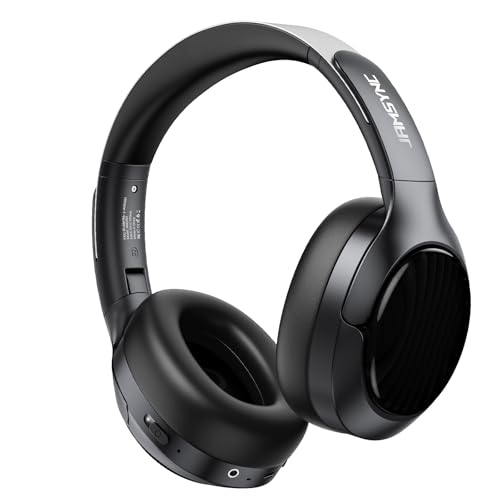 Jamsync 70H Playtime Hybrid Noise Cancelling Headphones – Bluetooth 6.0, Hi-Res Audio, Deep Bass, Transparency Mode, Memory Foam Earcups for Home Office Travel