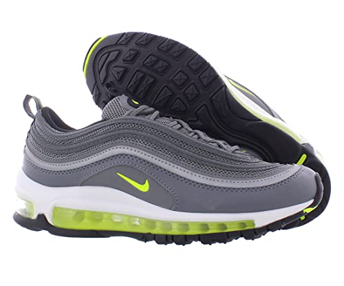 Nike Air Max 97 Boys Shoes Size 5, Color: Smoke Grey/Volt-White-Black2