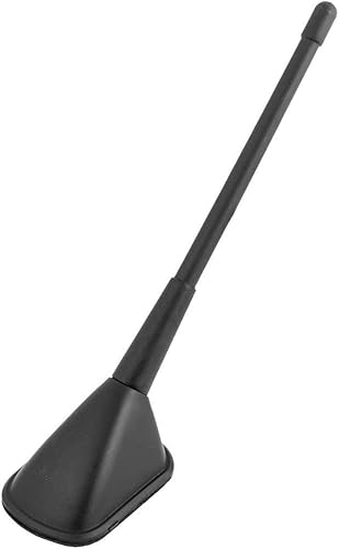 Antena decorativa universal para automóvil, de plástico negro, para techo de vehículo, antena simulada