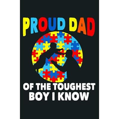 Autistic Son Calls Me Dad Autism Support Gift For Father: Notebook Planner - 6x9 inch Daily Planner Journal, To Do List Notebook, Daily Organizer, 114 Pages