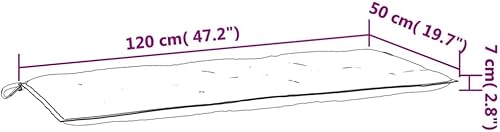 Miniatura 6 de BUKSCYJS Cojín para silla de columpio, cojín de silla de salón, cojín de silla de patio adecuado para tu silla de patio, silla de césped, silla de