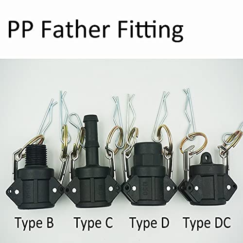 USA SEALING BULK-CGF-303 Stainless Steel Cam and Groove Fittings Type D, 2