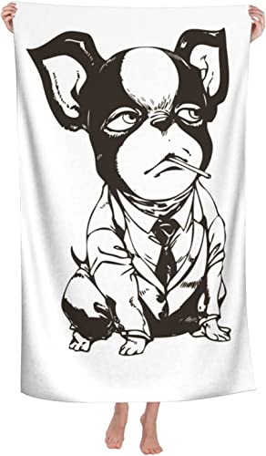 ジョジョの奇妙な冒険 イギー バスタオル 大判 吸水 フェイスタオル 速乾 抗菌 防臭 ふわふわ 赤ちゃん用 家庭用 子供 人気 プレゼント 80×130cm