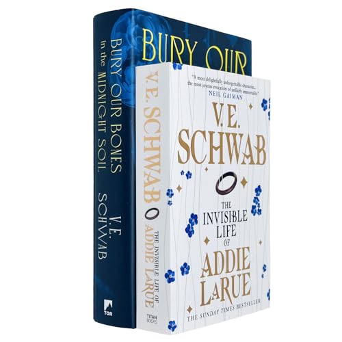 V.E. Schwab Collection 2 Books Set (The Invisible Life Of Addie Larue & Bury Our Bones In The Midnight Soil)