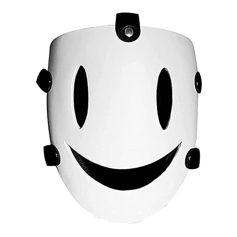 Tenku Shinpan White Smile Mask - High-Rise Invasion Halloween Cosplay