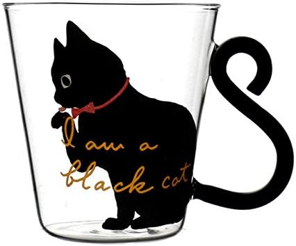 Amazon Co Jp 可愛い猫グッズ 黒猫 クロネコ 耐熱ガラス マグカップ 350ml ホーム キッチン Amazon Co Jp 可愛い猫グッズ 黒猫 クロネコ 耐熱ガラス マグカップ 350ml ホーム キッチン