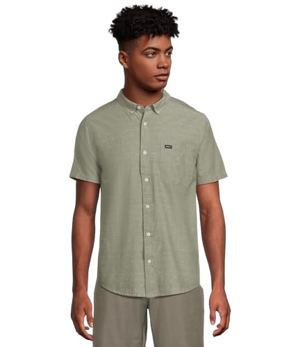 RVCA Men's Thatll Do Dobby Short Sleeve