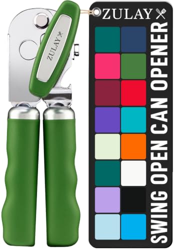 Image of Zulay Kitchen Stainless Steel Swing Open Manual Can Opener Comfortable Grip