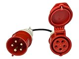 Adapter von CEE 32A (Verteilernetz) auf CEE 5-polig 16A (Ladegerät)
