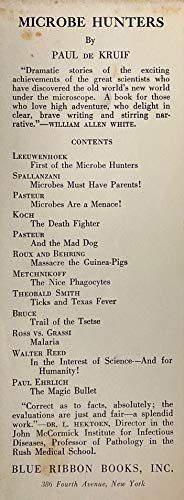 Microbe Hunters B000R2OUOS Book Cover