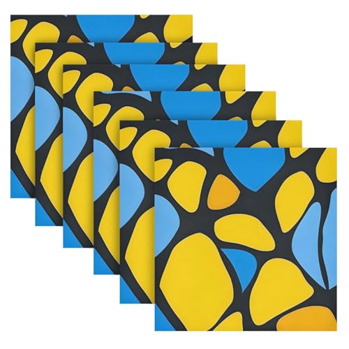 Servilletas de Tela Multicolor 20x20 pulgadas Pack 6 miniatura 2