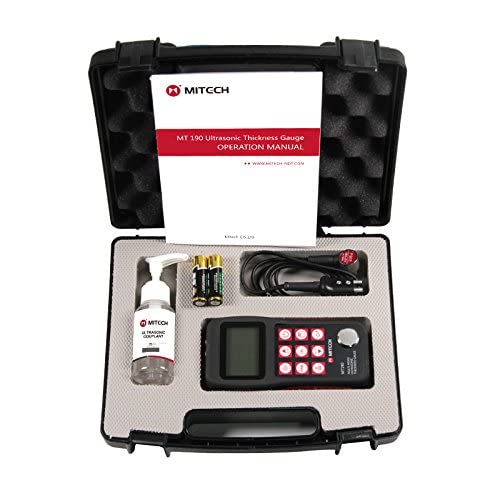 MT190 Multi-Mode Ultrasonic Thickness Gauge 0.65-600mm (P-E), 3-60mm (E-E) MT-190