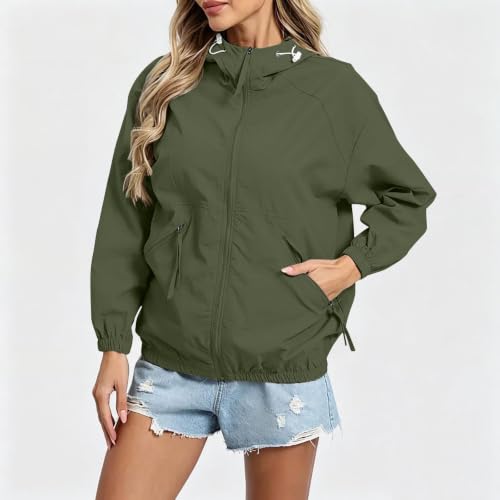 Cortavientos impermeable mujer para protegerte de la lluvia 2