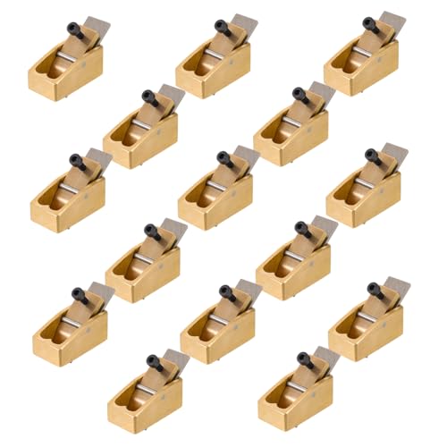 STOBOK 木工用ハンドかんな バイオリン製作用の小型ブロックかんな 加工に適した鋼製刃付き手動プレーナー