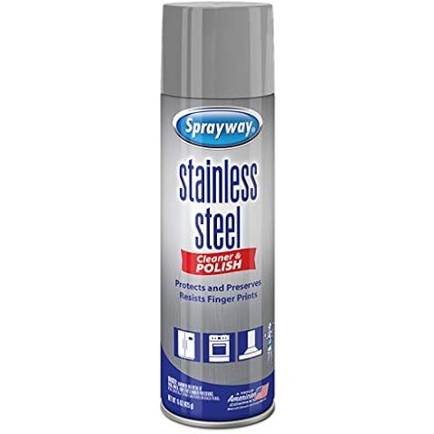 Sprayway SW148R Water-Based Stainless Steel Cleaner, 15 oz. Cover