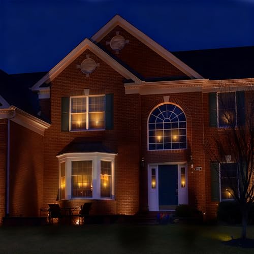 Velas cónicas cortas LED Yeelida de 2x16 cm con sensor de luz y ventosas para ventanas 6