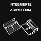 YUNYAN 10 Stück Glasabdeckungs-Clips für Aquarien 6mm Acryl Aquarium Glasabdeckungshalter Aquarium Abdeckung Halterung Unterstützung Aquarium Abdeckung Halterung für randlose Aquarien