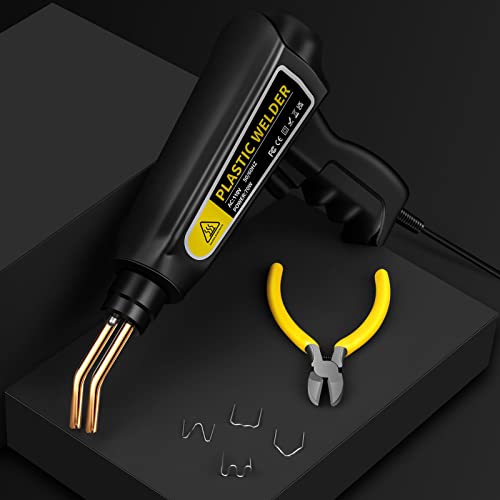 Consertar Máquina,ERYUE Máquina de solda de plástico 70W, kit de reparo de plástico com grampeador q