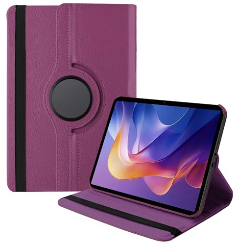 Image of TGK 360 Rotatable Smart Flip Cover for Xiaomi Redmi Pad 2 11 inch Tablet Case (Purple)