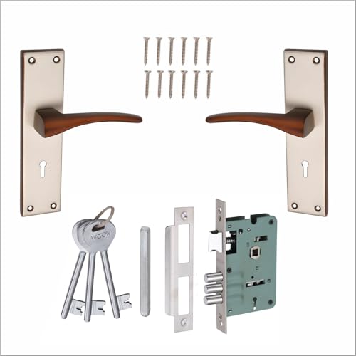 Image of Milton Iron Mortise Lock Set, Model 582 MAT SS