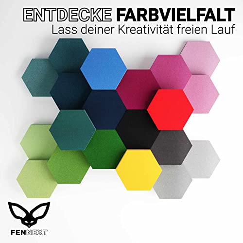 Akustikplatte FENNEXT Schallabsorber Akustikpaneele, 8 Stück