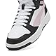 PUMA Unisex Rebound V6 Sneaker, White-Rose Mauve Black, 39 EU