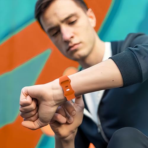 6 Pack Sport Band Compatible with Apple Watch Bands for Women Men, 38mm 40mm 41mm 42mm 44mm 45mm 46mm 49mm, Silicone Strap iWatch Band for Series 11 10 9 Ultra 8 7 6 5 4 SE 3 2 1 by Toutouzhang - Used condition - Image 7