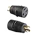 ParkPower 30450GSA Generator Adapter - 30A (125/250V) Locking Male Plug 4-Prong by 50A (125/250V) Female Connector